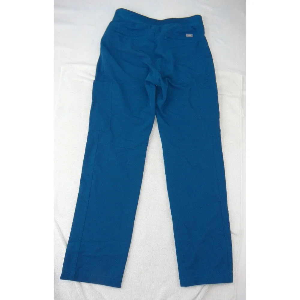 FIGS Axim Cargo Scrub Pants Mens Medium Blue Technical Collection T2001 Workwear